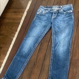 Miss Me signature Blue Skinny Jeans with Classic Style